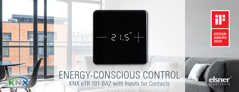 ROOM CONTROLLER KNX ETR 101-BA2 INTEGRATES WINDOW CONTACTS, PUSH-BUTTONS AND TEMPERATURE SENSORS IN KNX
